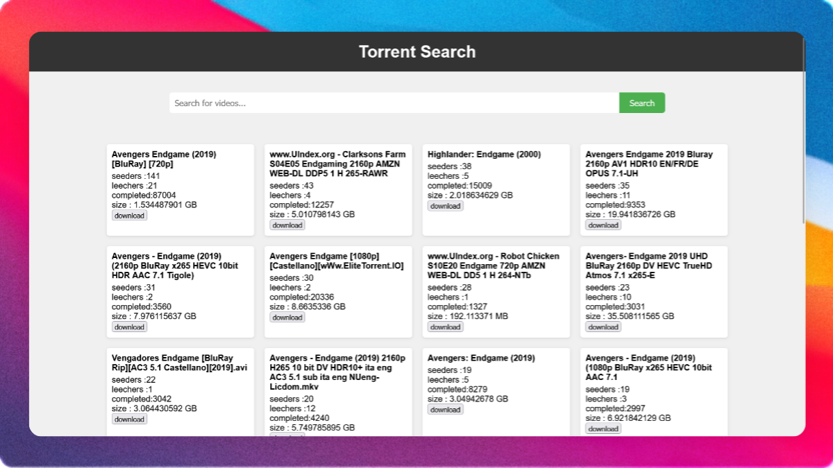 Torrent Search Image